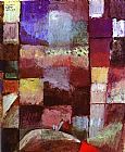 Paul Klee Canvas Paintings - On a Motif from Hamamet